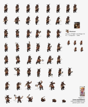 Return To Game - Heroes Of Might And Magic 3 Minotaur