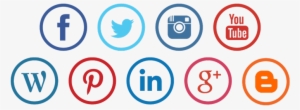 Social Media Icons - Social Media Icon Transparent Background