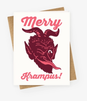 Merry Krampus Greeting Card - Greeting Card