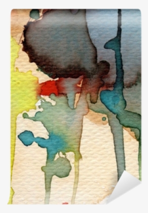 Artistic Background Watercolor On Watercolor Paper - Watercolor Painting