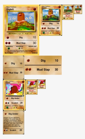 #050 Diglett - Diglett Pokemon Card