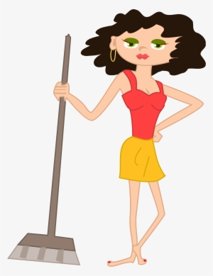 This Free Icons Png Design Of Young Housekeeper Girl