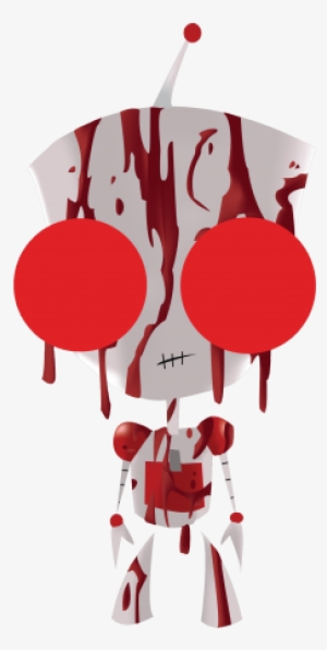 Bloody Gir Transparent - Invader Zim Gir