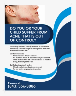 Tkl Valeant Acne 301 Schlesinger Flyer Png - Clinical Trials Flyer