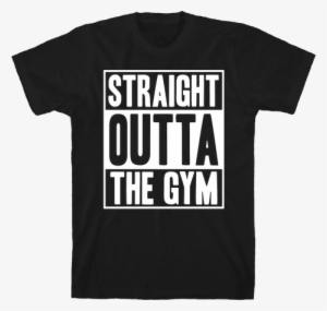Straight Outta The Gym Mens T-shirt - Straight Outta The Gym