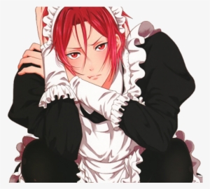 Tumblr - Rin Matsuoka Maid Outfit