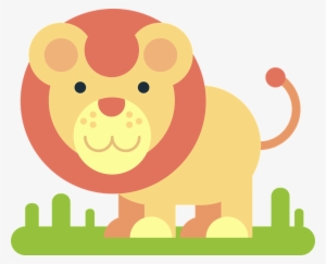 Lion, Animal, Comic Drawing, Simply, Minimalist, Funny - Leon Dibujo Png