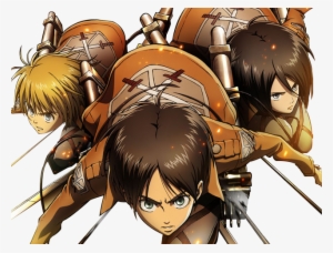 Eren Mikasa Armin Render By Infinitymoment-d64md8p - Shingeki No Kyojin Mikasa Eren Y Armin