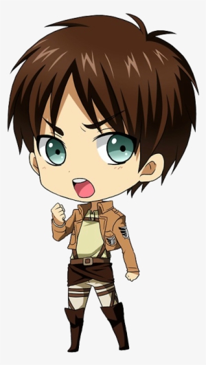 Eren Jaeger Transparent - Attack On Titan Chibi Eren