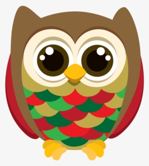 Owls For Kids Christmas Clip Art - Christmas Owl Clipart