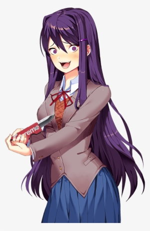 Funmore Yuri - Yuri Stabs Herself Doki Doki