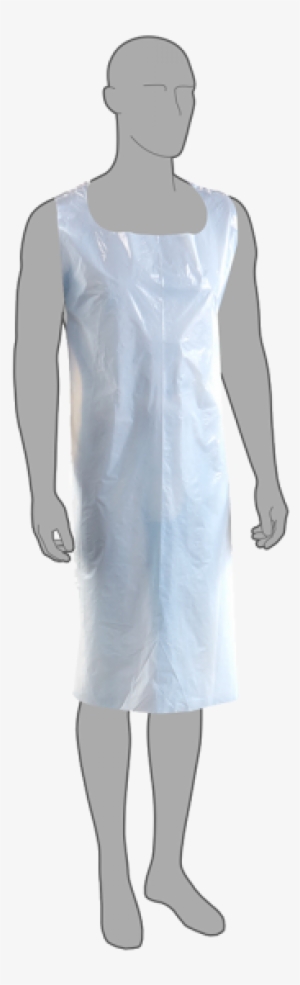 White Polythene Apron - Apron