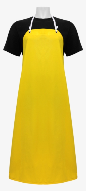 Industrial Yellow Pvc On Polyester Apron - Apron