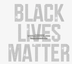 Wholesale Black Lives Matter Iron On Rhinestone Transfer - Black Lives Matter Badge