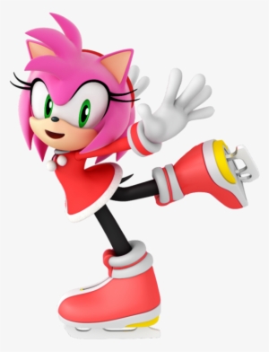 Did A Couple Of Edits Because I Wanted To See How Amy's - Mario And Sonic At The Olympic Winter Games Amy