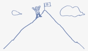 Climbing A Mountain Doodle - Hook 42