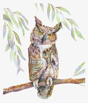 Bleed Area May Not Be Visible - Great Horned Owl