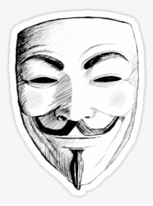 Vendette - Vendetta Mask Drawing