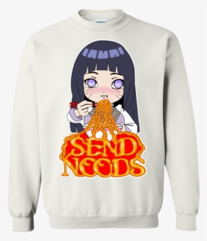 Hinata Send Noods Crewneck Sweater - Naruto Send Noods