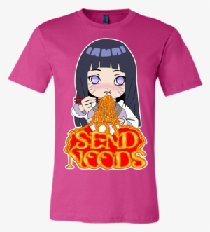 Hinata Send Noods Unisex Bella Tee - Naruto Send Noods