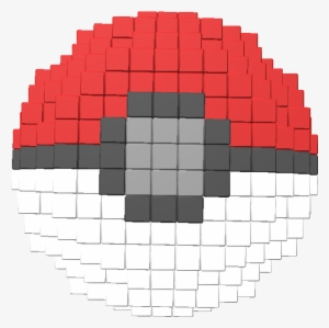 It's A 3d Poké Ball That Changes From A Poké Ball, - Composite Material