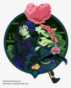 Com Searching For Bananaflies - Shovel Knight Plague Knight X Mona