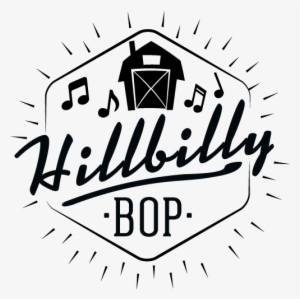 Hillbilly Bop Logo Black - Music Note