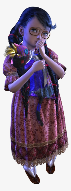 Bayonetta Encounters This Lost Girl In The Town Of - Cereza Bayonetta