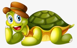 Hillbilly Animal Cliparts - Smiling Turtle