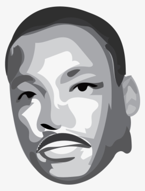 Martin Luther King Portrait-01 - Martin Luther King Animated Transparent