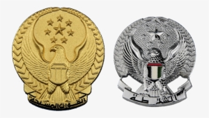 Beret Badges, Peaked Cap Badges And Uniform Buttons - Uae Military Badge