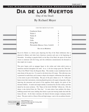 Dia De Los Muertos Thumbnail - Fantasia On An Original Theme Violin 2