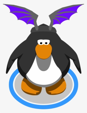 Purple Bat Wings In-game - Club Penguin Vuvuzela