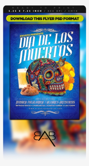 Dia De Los Muertos Flyer Template