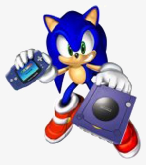 Sonic With Gba And Gamecube - Gamecube Sonic