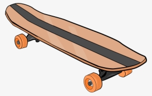 Skateboard Clipart Clip Black And White Library - Clip Art Skateboard