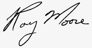 Roy Moore Signature - November 26