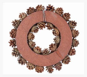 Ed On Air 14" Rustic Mixed Pinecone Wreath By Ellen