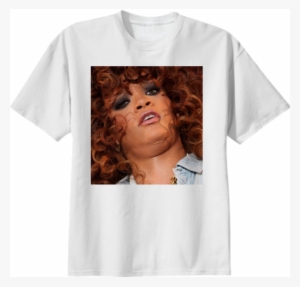 Shop Rihanna Derp Cotton T-shirt By Tjeezus - Love & Basketball Shirt