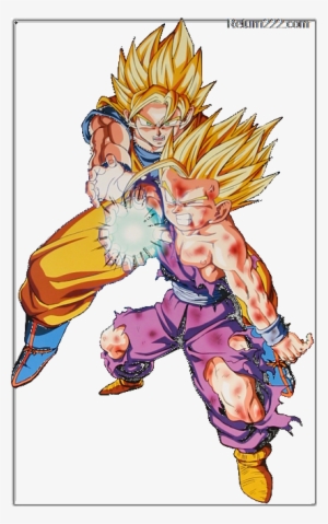 Goku Gohan Kamehameha For Kids - Father And Son Dragon Ball Z