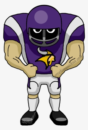 Minneapolis Minnesota Vikings - Green Bay Packers Cartoon