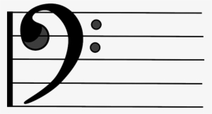 Sign, Music, Note, Symbol, Recreation, Cartoon, Double - Bass Clef On Staff