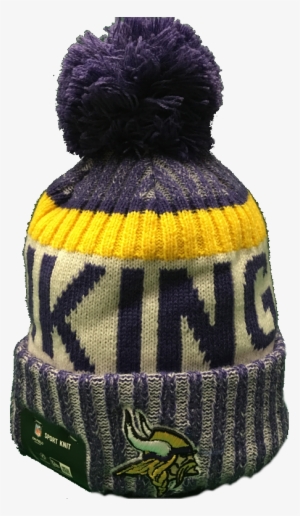 Minnesota Vikings Nfl 17 Sideline Pom Toque - Vikings Toque
