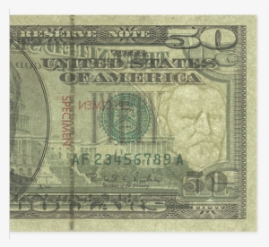 1997 $50 Watermark - Watermark On The 50$ Bill