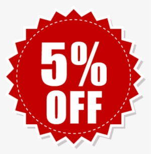 5 Percent Off Png Icon - Giảm Giá 10%