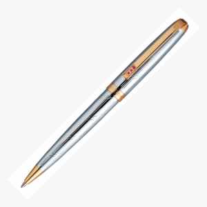 Alain Delon Monarch Chrome Plate With 22k Gold Trim - Best Pens