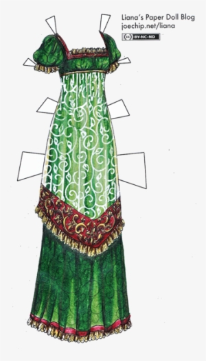 Click For Larger Version - Medieval Dresses Paper Dolls