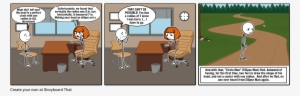 Circle Man Continued - Cartoon
