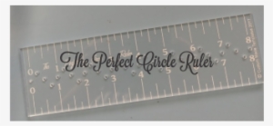 The Perfect Circle Ruler - Signage