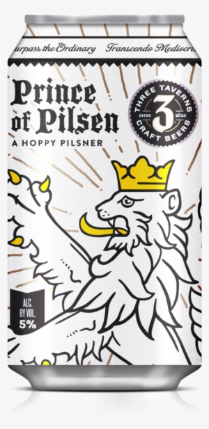 Princeofpilsen Can Mockup Front - Three Taverns ‘prince Of Pilsen’ 12oz 6pk Can Pilsner